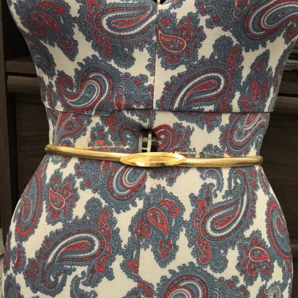 Vintage gold waist belt